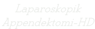 Laparoskopik Appendektomi-HD